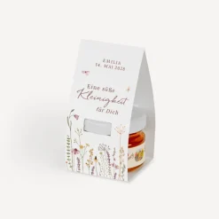 Geschenktäschchen mit Blütenhonig "Wildromantische Blüten"