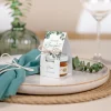 Geschenktäschchen mit Blütenhonig "Eukalyptus Geometrie"