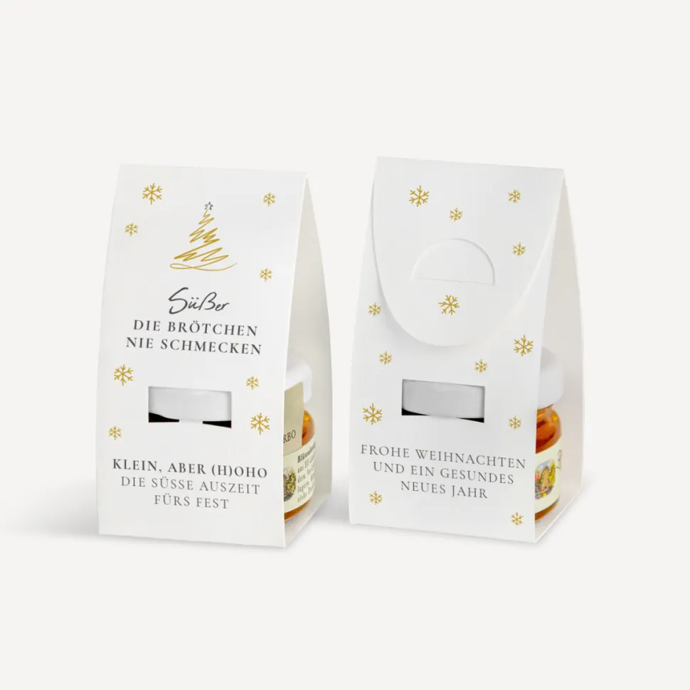 Geschenktäschchen mit Blütenhonig "Kleine Tanne"