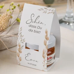 Geschenktäschchen mit Blütenhonig "Trockengras"