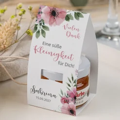 Geschenktäschchen mit Blütenhonig 