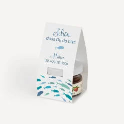 Geschenktäschchen mit Erdbeer Konfitüre
