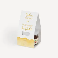 Geschenktäschchen mit Erdbeer Konfitüre