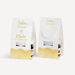 Geschenktäschchen mit Erdbeer Konfitüre