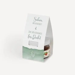 Geschenktäschchen mit Erdbeer Konfitüre