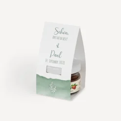 Geschenktäschchen mit Erdbeer Konfitüre