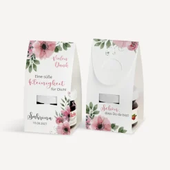 Geschenktäschchen mit Erdbeer Konfitüre "Bohemian Summer"
