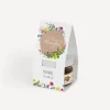 Geschenktäschchen mit Erdbeer Konfitüre "Wildblumen"