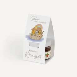 Geschenktäschchen mit Erdbeer Konfitüre 