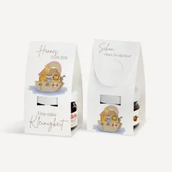 Geschenktäschchen mit Erdbeer Konfitüre 