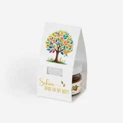 Geschenktäschchen mit Erdbeer Konfitüre 