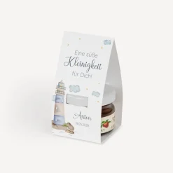 Geschenktäschchen mit Erdbeer Konfitüre 