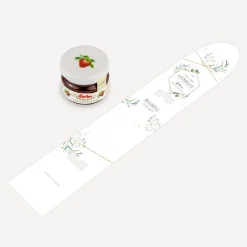 Geschenktäschchen mit Erdbeer Konfitüre 
