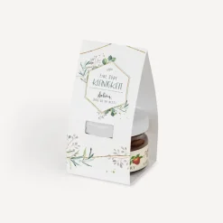 Geschenktäschchen mit Erdbeer Konfitüre 