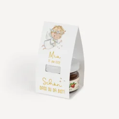 Geschenktäschchen mit Erdbeer Konfitüre 