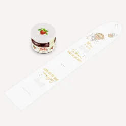Geschenktäschchen mit Erdbeer Konfitüre 