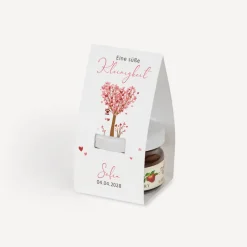 Geschenktäschchen mit Erdbeer Konfitüre 