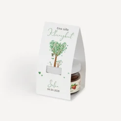 Geschenktäschchen mit Erdbeer Konfitüre 