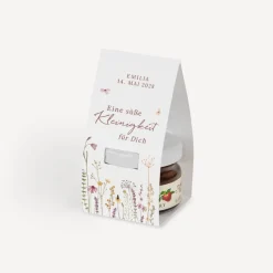 Geschenktäschchen mit Erdbeer Konfitüre 