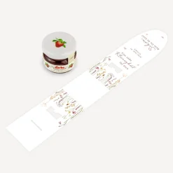 Geschenktäschchen mit Erdbeer Konfitüre 