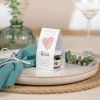 Geschenktäschchen mit Erdbeer Konfitüre "Herz"