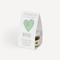 Geschenktäschchen mit Erdbeer Konfitüre 