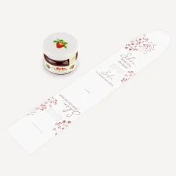 Geschenktäschchen mit Erdbeer Konfitüre 