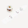 Geschenktäschchen mit Erdbeer Konfitüre "Kalligrafie"