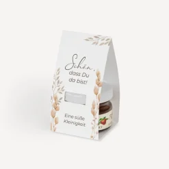 Geschenktäschchen mit Erdbeer Konfitüre
