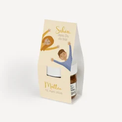 Geschenktäschchen mit Nutella "Ihr seid meine Freunde!"