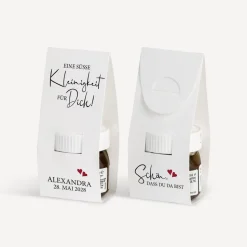 Geschenktäschchen mit Nutella "Kalligrafie"