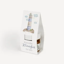Geschenktäschchen mit Nutella "Leuchtturm"