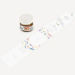 Geschenktäschchen mit Nutella "Fischschwarm"