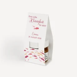 Geschenktäschchen mit Nutella "Fischschwarm"