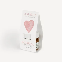 Geschenktäschchen mit Nutella "Herz"
