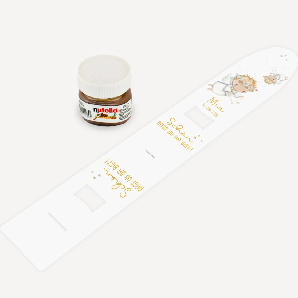 Geschenktäschchen mit Nutella "Kleiner Engel"