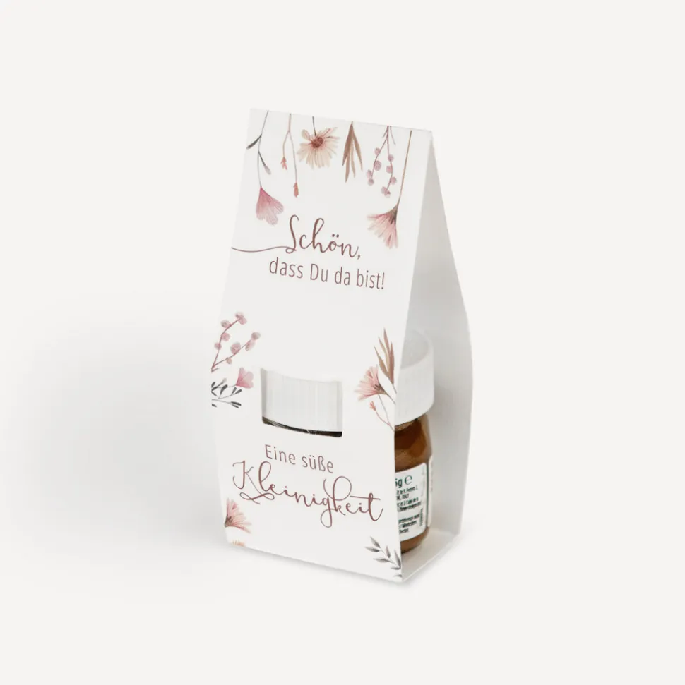 Geschenktäschchen mit Nutella "Wild Flowers"