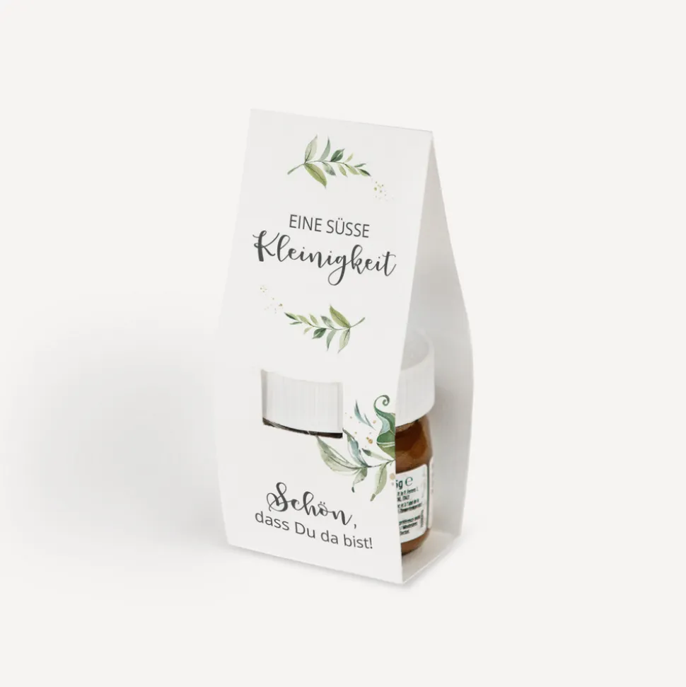 Geschenktäschchen mit Nutella "Green Magic"