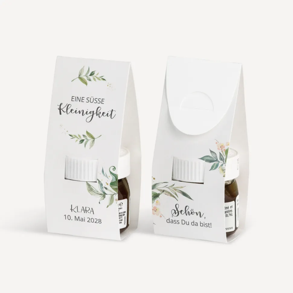 Geschenktäschchen mit Nutella "Green Magic"
