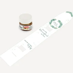 Geschenktäschchen mit Nutella "Eukalyptuskranz"