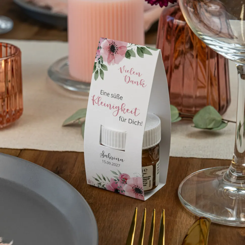 Geschenktäschchen mit Nutella "Bohemian Summer"