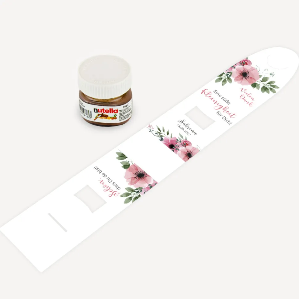 Geschenktäschchen mit Nutella "Bohemian Summer"