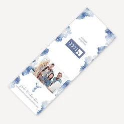 Geschenktüte lang mit Etikett "Aquarell Rentier"