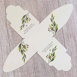 Geschenkverpackung Weihnachten"Mistelzweig"