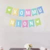 Girlande Kommunion Pastell