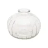 Glasvase Baril transparent 11 x 8,5 cm