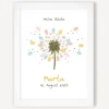 Gästebuch Alternative Fingerabdrücke "Pusteblume"