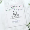 Gästebuch Geburtstag "Lampions"