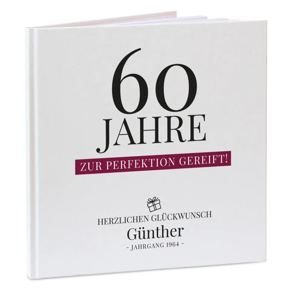 Gästebuch Geburtstag "Perfektion"
