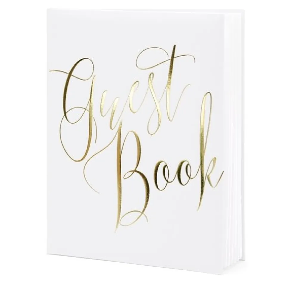 Gästebuch "Kalligraphie" gold